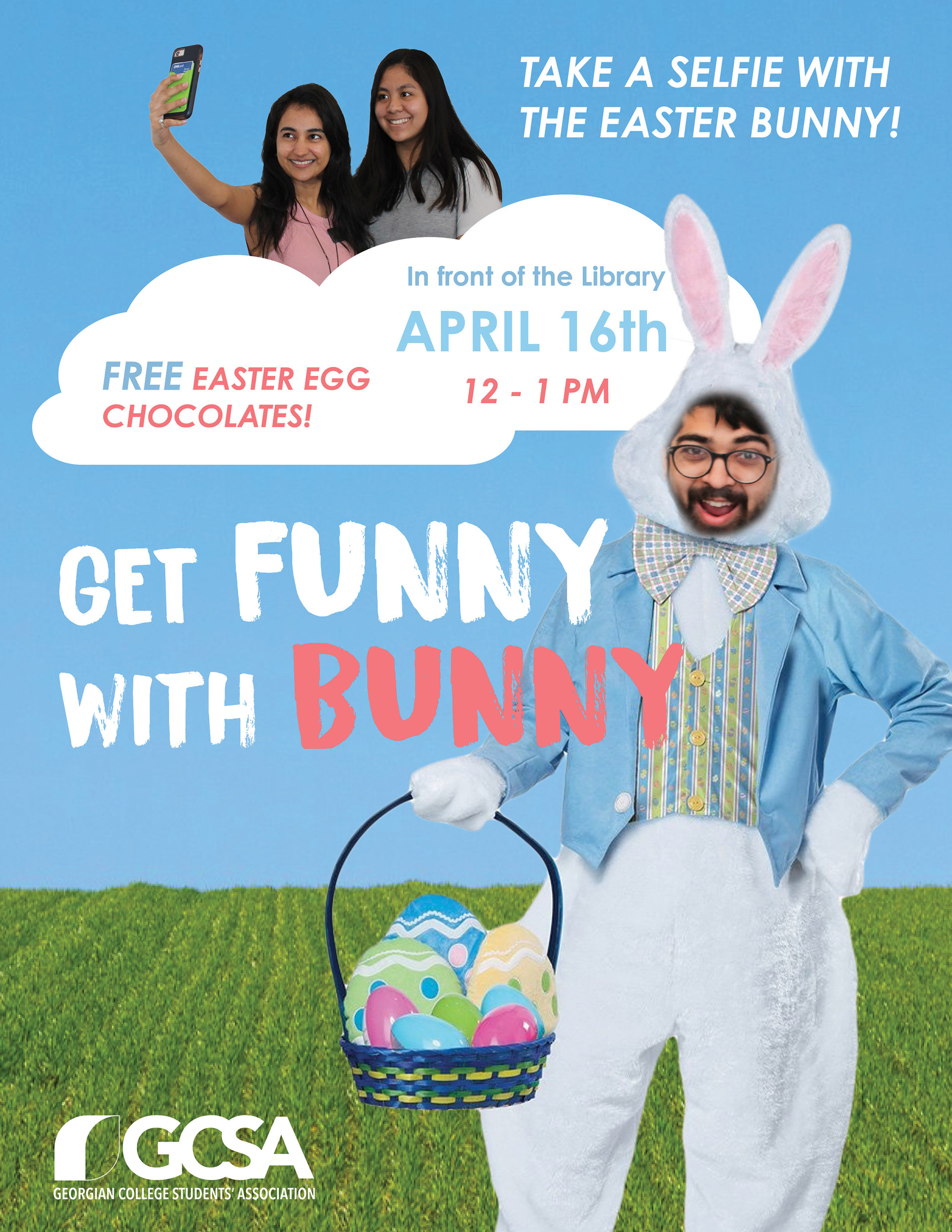 Spring Easter Event Poster GCSA