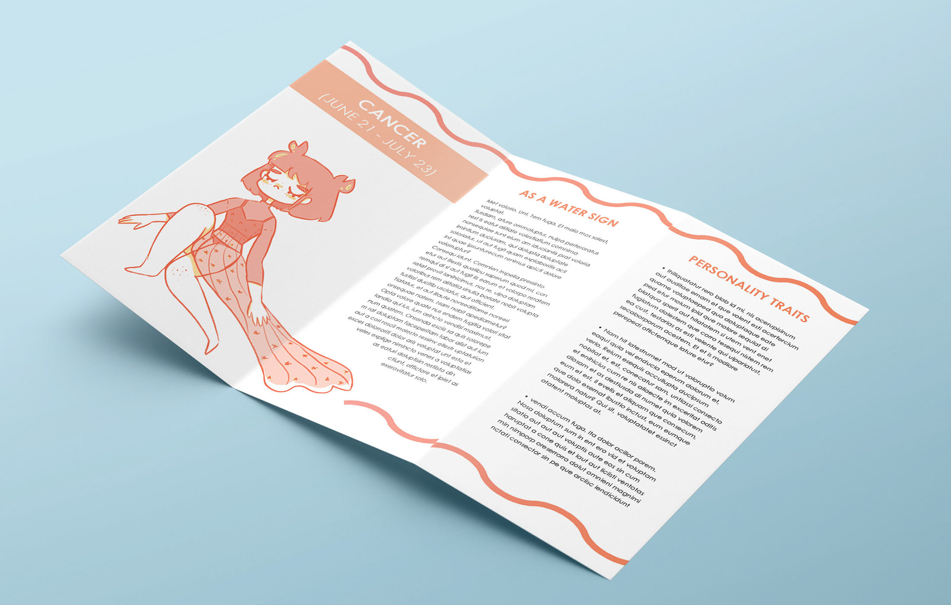 Horoscope Brochure Inside Open