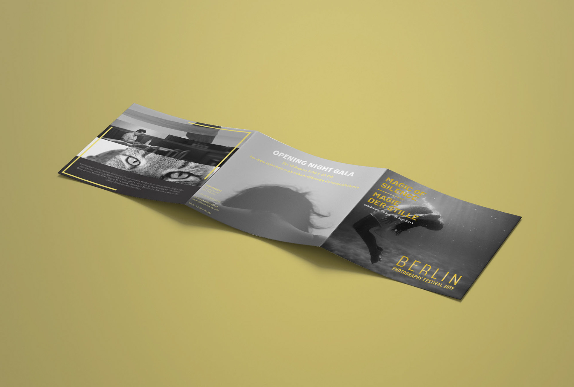 Berlin Photography Festival 2019 Brochure Mock Up Outside Diagonal