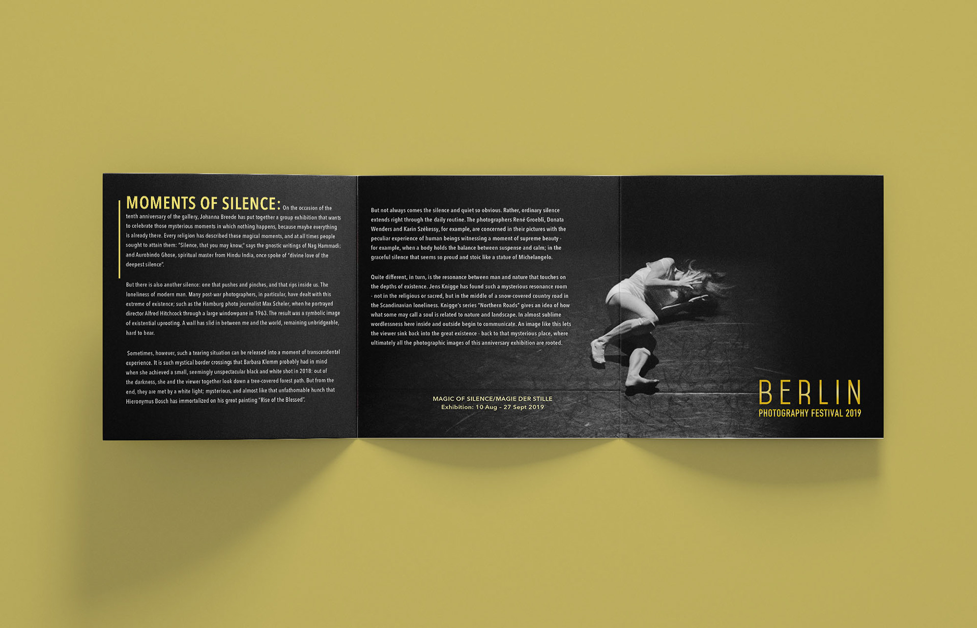 Berlin Photography Festival 2019 Brochure Mock Up Inside Open
