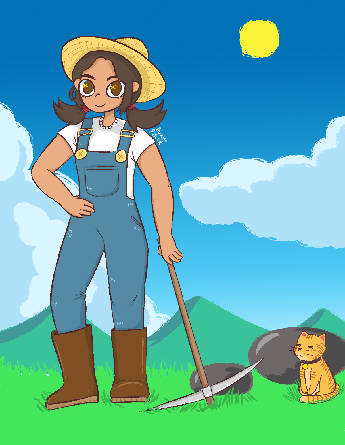 stardew valley farmer fanart
