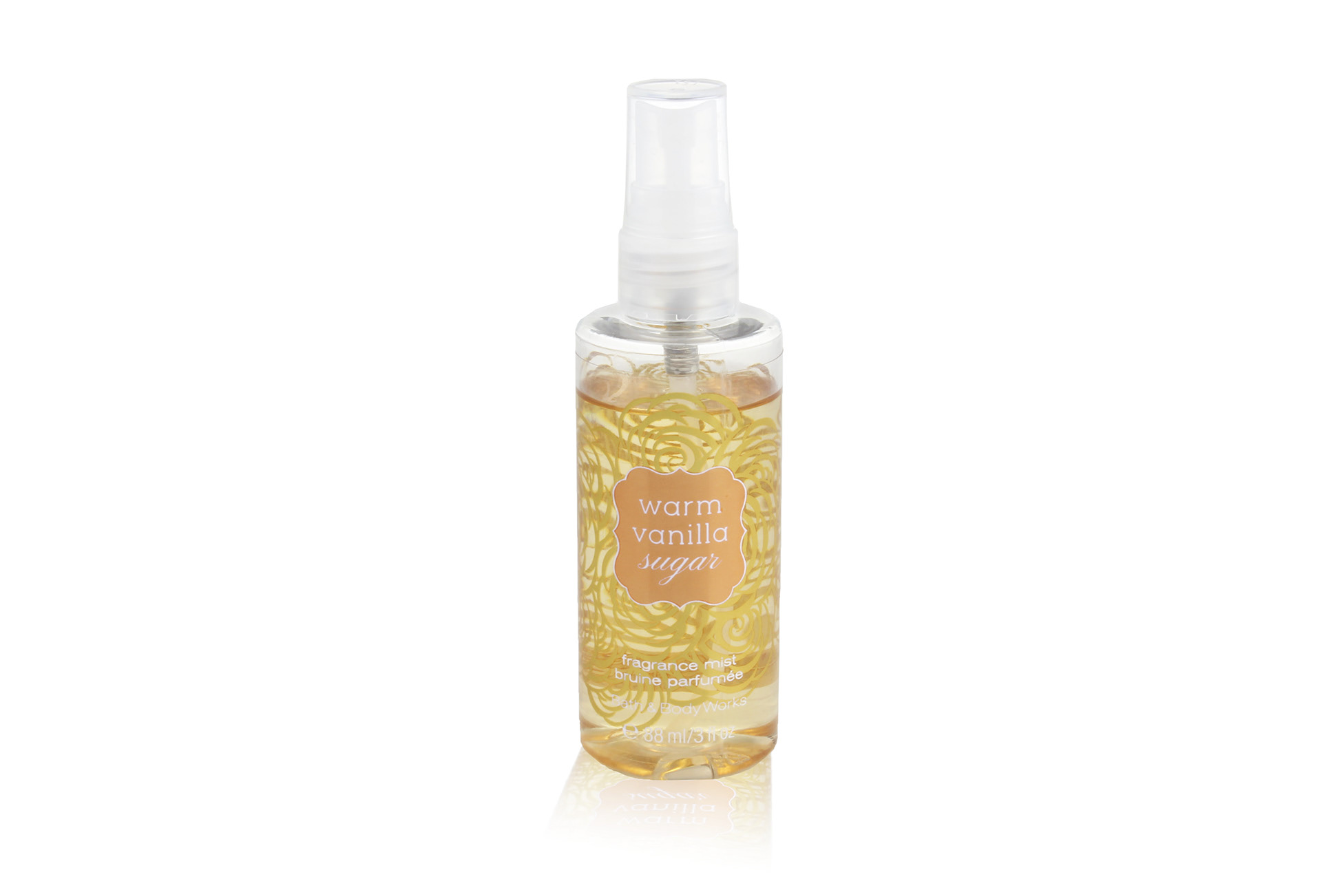 vanilla body mist bottle